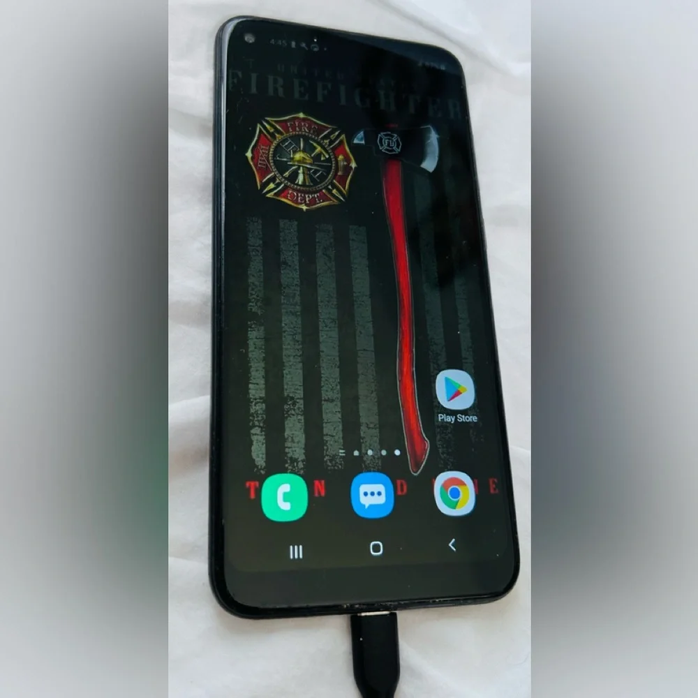 Samsung Galaxy A11 with back up battery pack , no chargers
